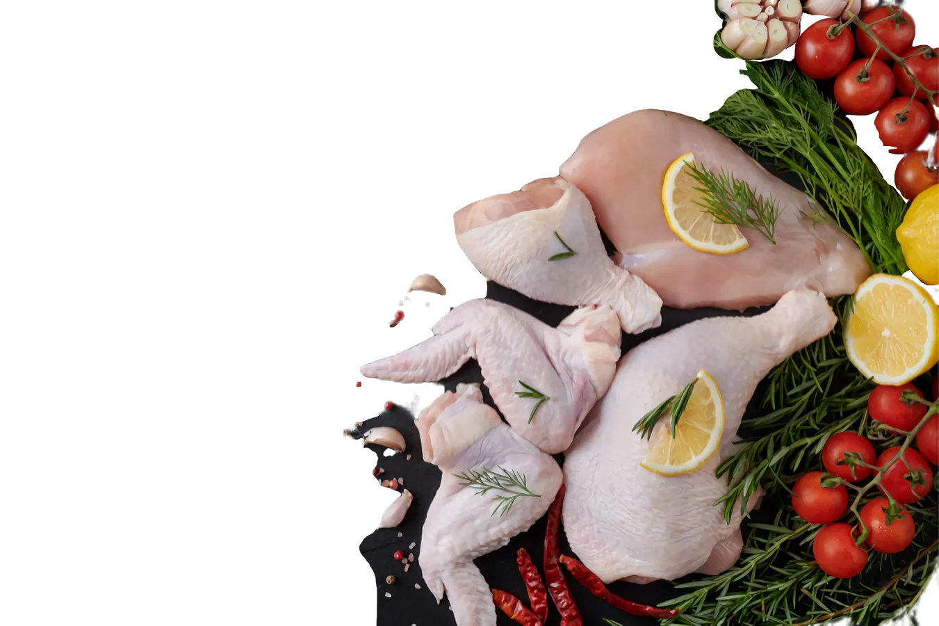 Fresh chicken